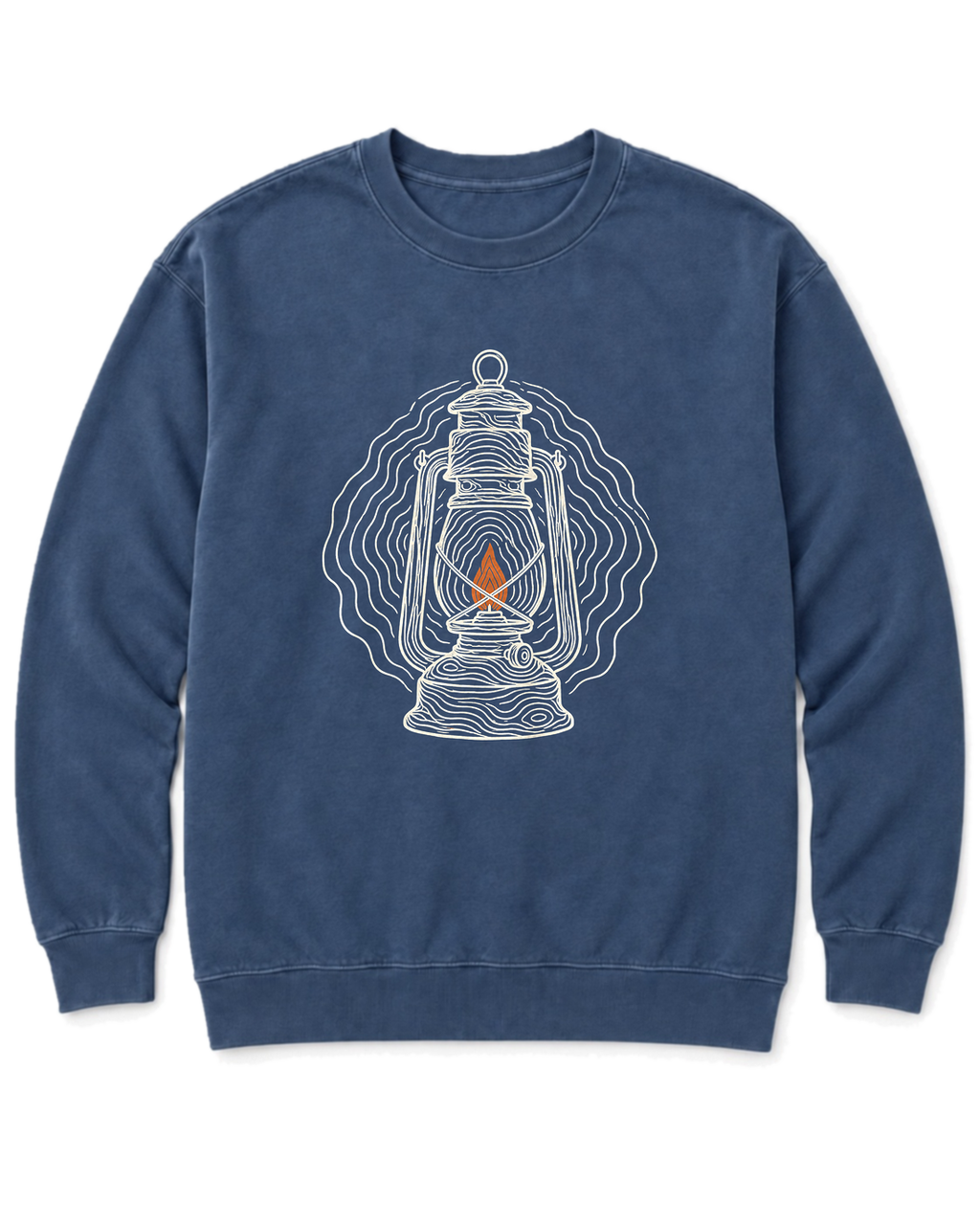 Topo Lantern Sweatshirt - Denim