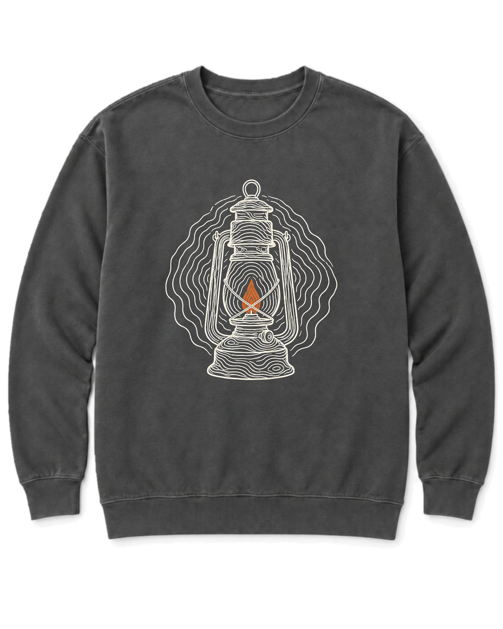 Topo Lantern Sweatshirt - Pepper