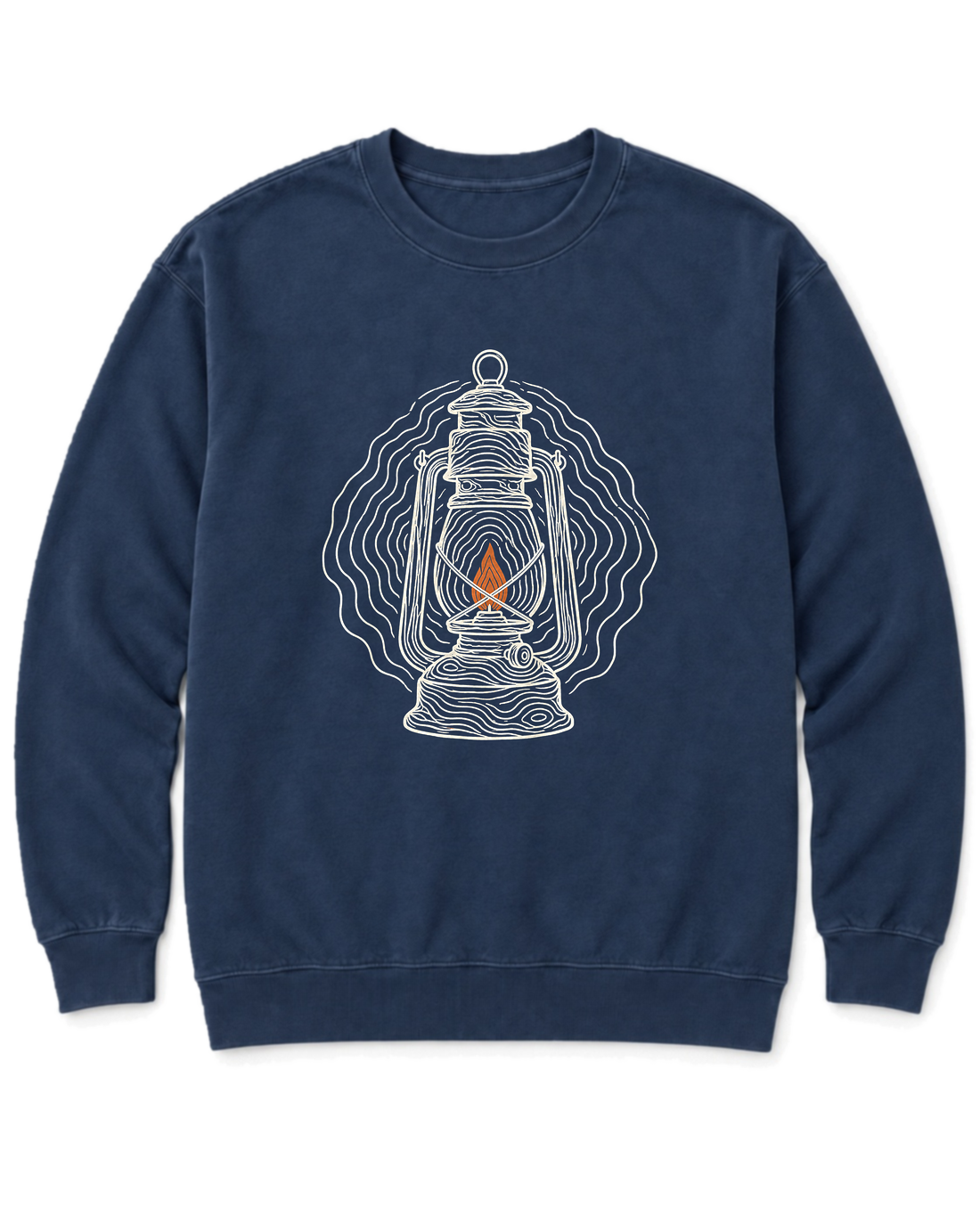 Topo Lantern Sweatshirt - True Navy
