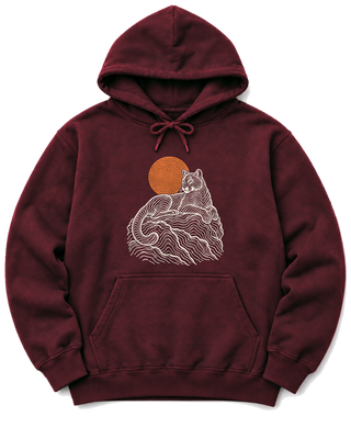 Topo Mountain Lion Hoodie