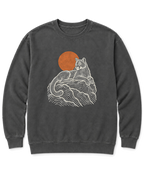 Topo Mountain Lion Sweatshirt - Pepper