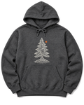 Topo Pine Hoodie - Dark Heather