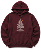 Topo Pine Hoodie - Maroon