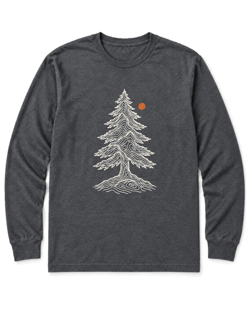 Topo Pine Long Sleeve Shirt - Dark Heather