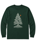 Topo Pine Long Sleeve Shirt - Forest Green