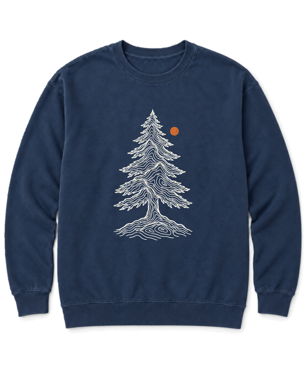 Topo Pine Sweatshirt - True Navy