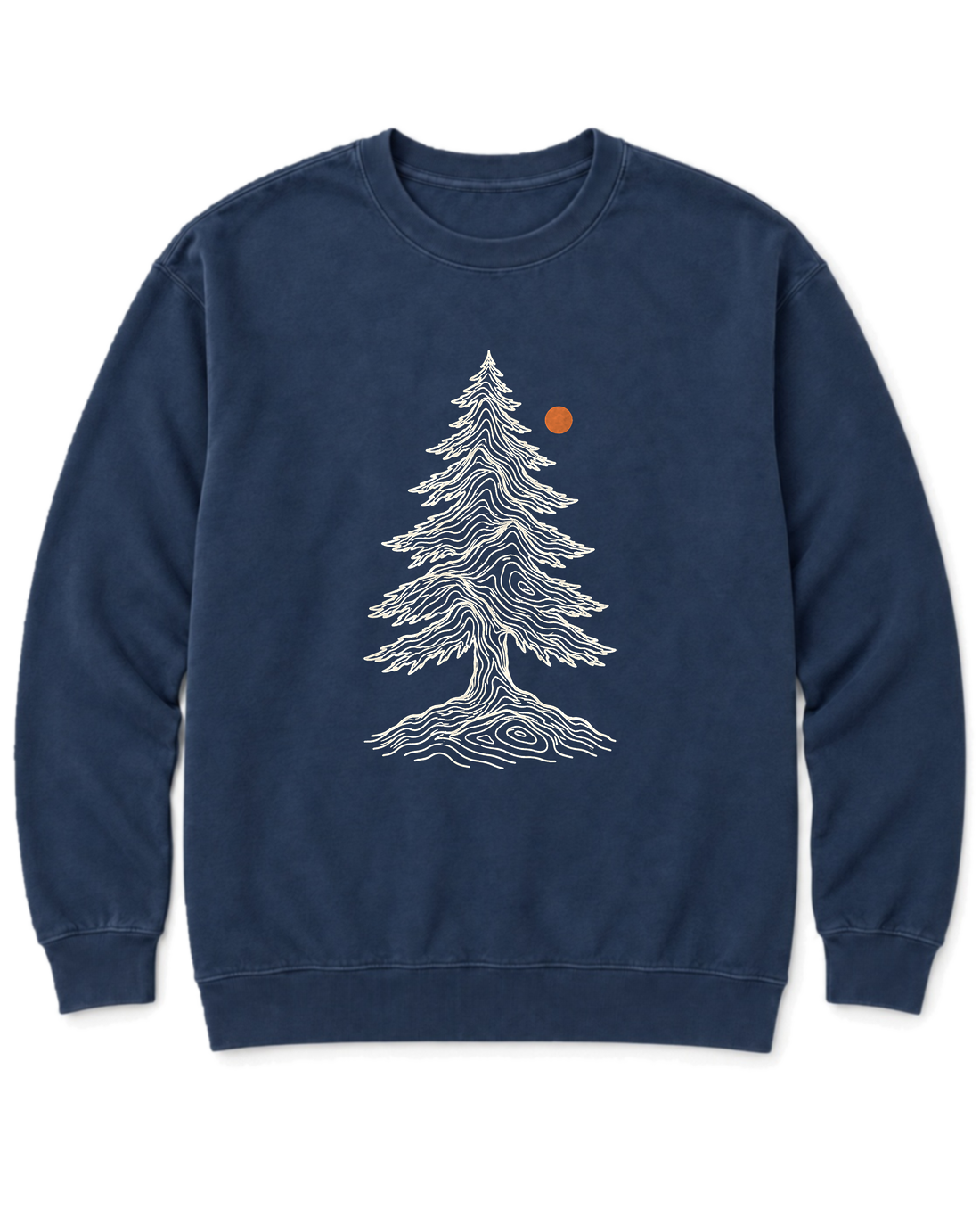 Topo Pine Sweatshirt - True Navy