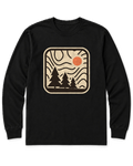 Topo Pines Long Sleeve Shirt - Black