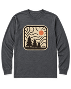 Topo Pines Long Sleeve Shirt - Dark Heather