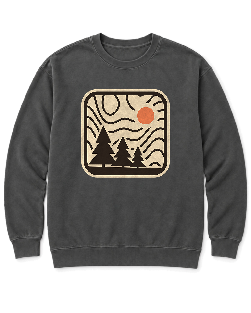 Topo Pines Sweatshirt - Pepper