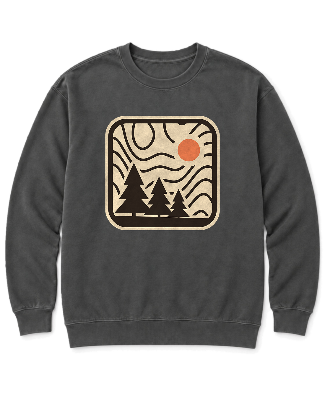 Topo Pines Sweatshirt - Pepper