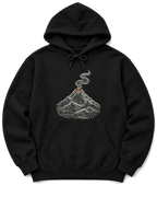 Topo Volcano Hoodie - Black