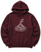 Topo Volcano Hoodie - Maroon