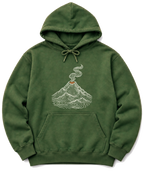 Topo Volcano Hoodie - Military Green