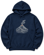Topo Volcano Hoodie - Navy