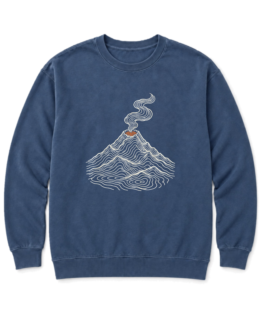 Topo Volcano Sweatshirt - Denim