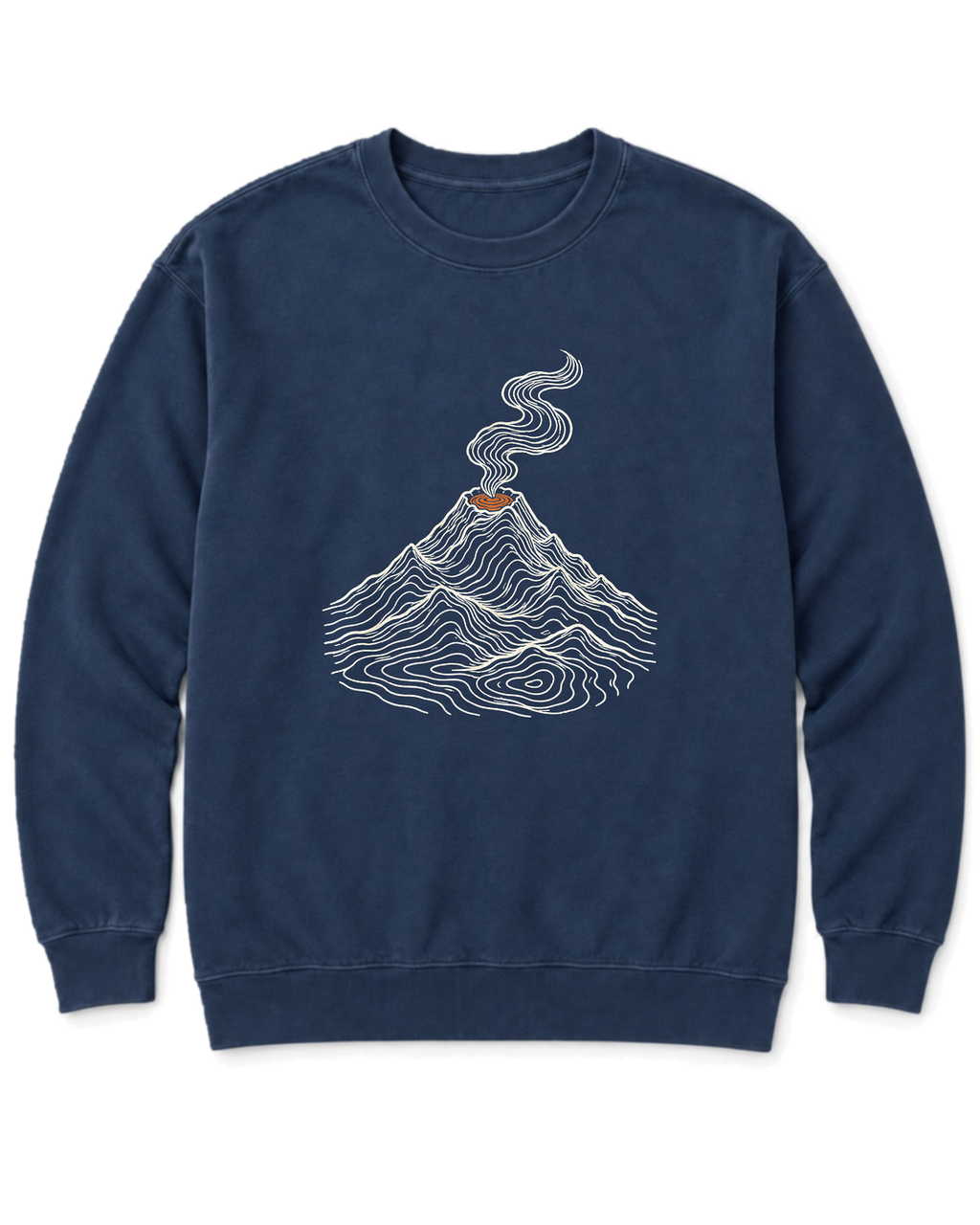Topo Volcano Sweatshirt - True Navy