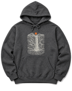 Topo Waterfall Hoodie - Dark Heather