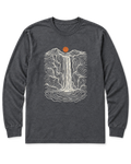 Topo Waterfall Long Sleeve Shirt - Dark Heather
