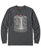 Topo Waterfall Long Sleeve Shirt - Dark Heather
