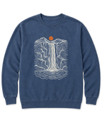 Topo Waterfall Sweatshirt - Denim