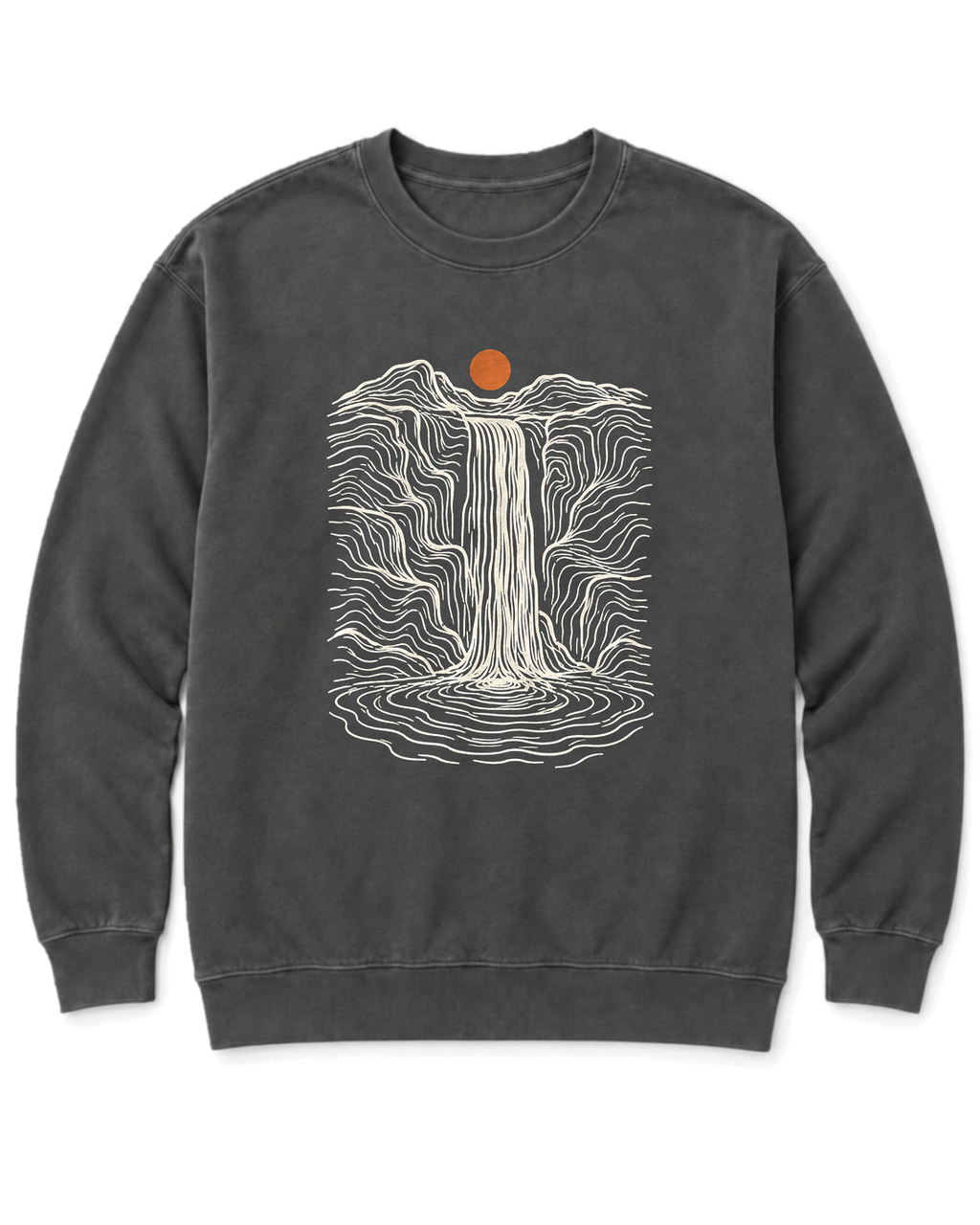 Topo Waterfall Sweatshirt - Pepper