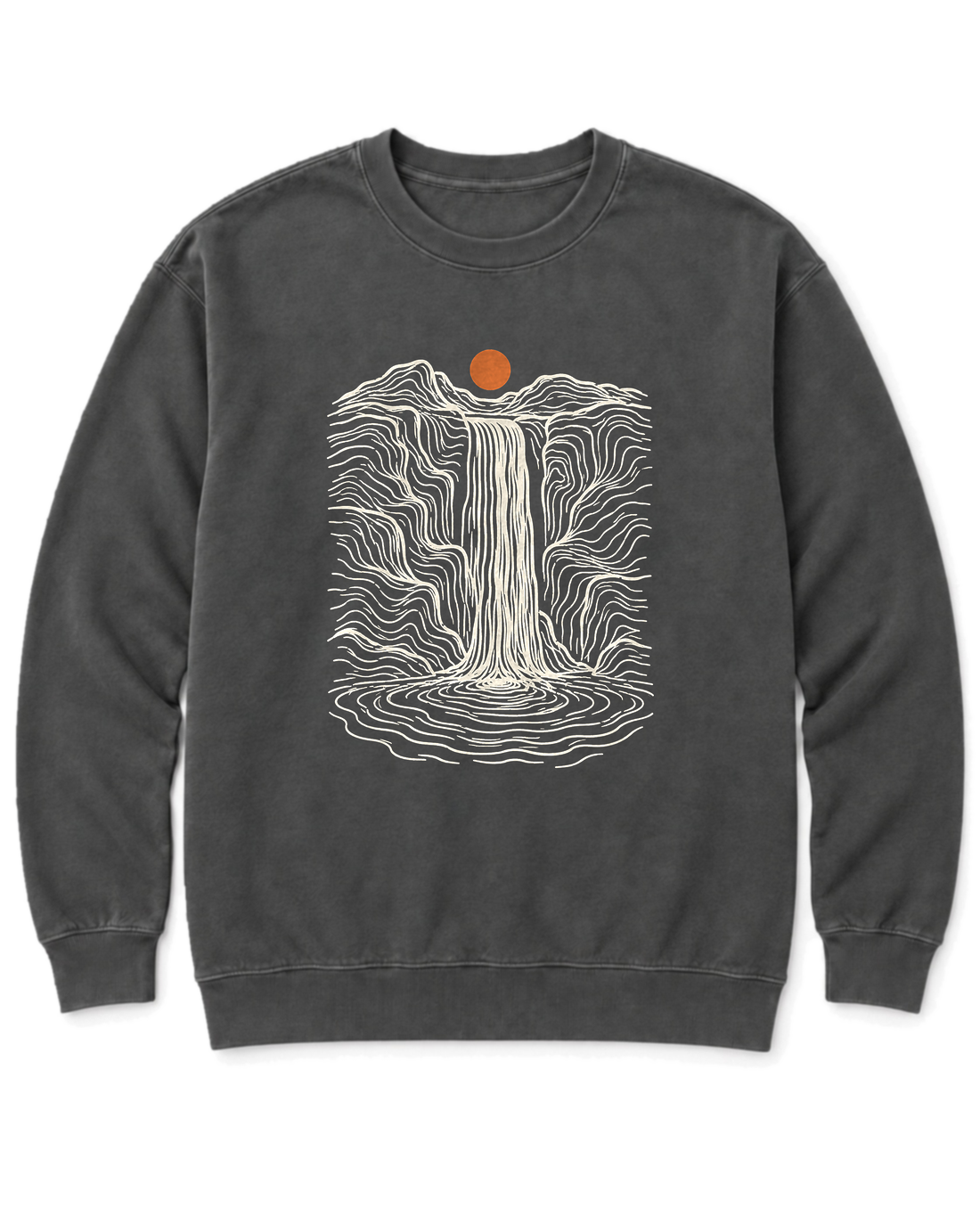 Topo Waterfall Sweatshirt - Pepper
