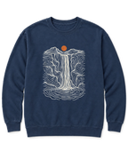 Topo Waterfall Sweatshirt - True Navy