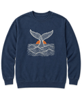 Topo Whale Tail Sweatshirt - True Navy