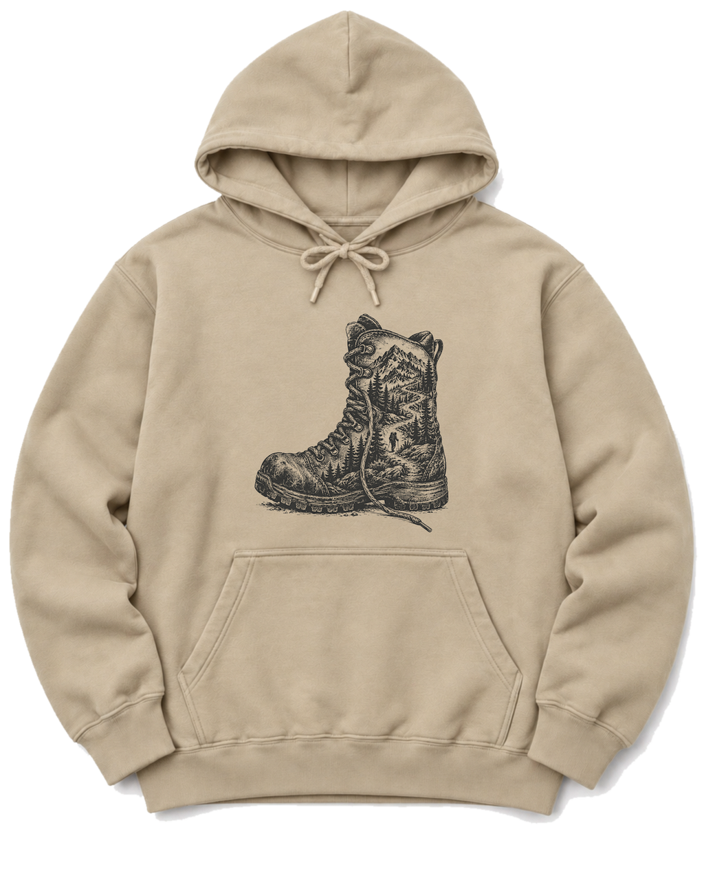 Trail Boot Hoodie - Sand