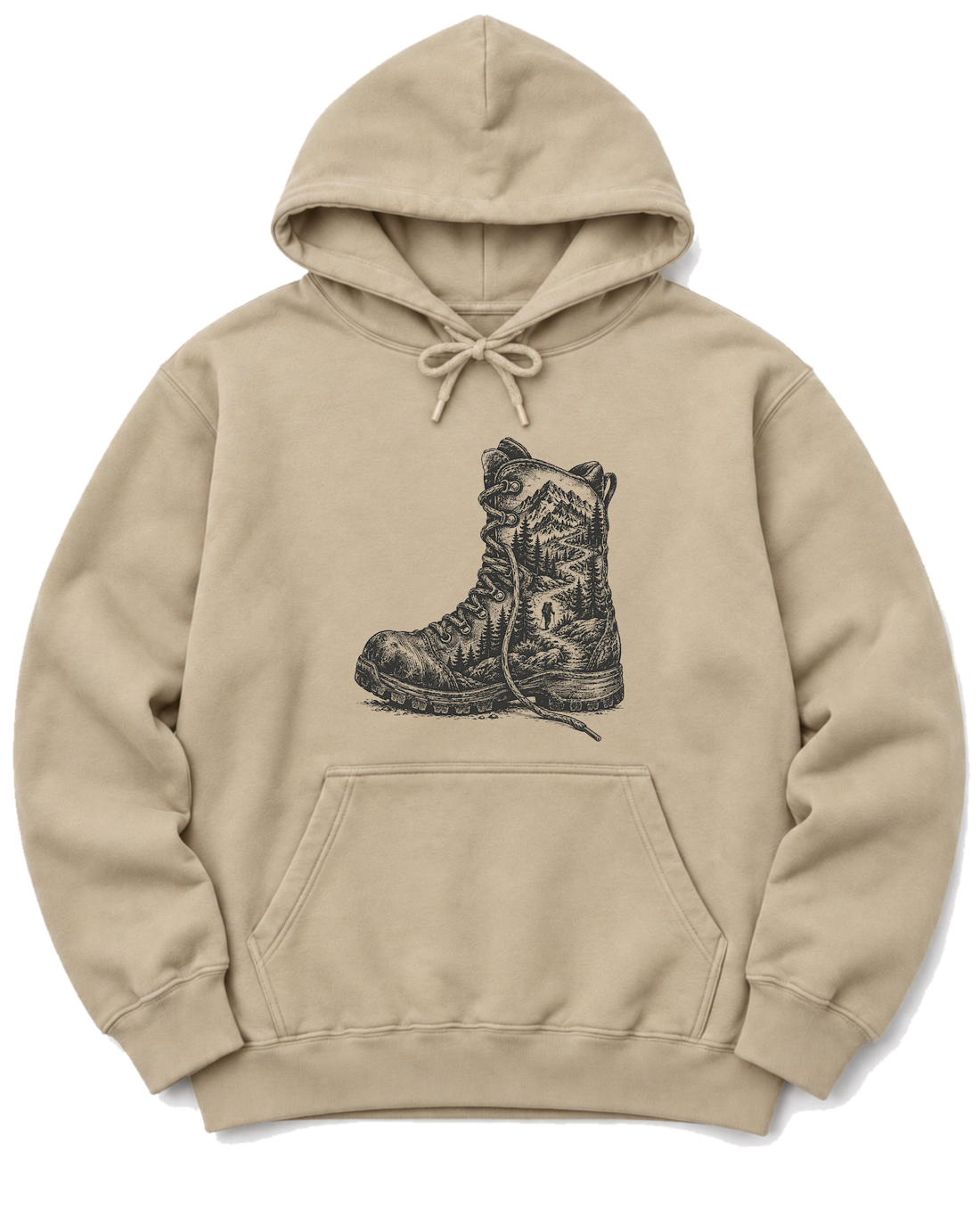 Trail Boot Hoodie - Sand