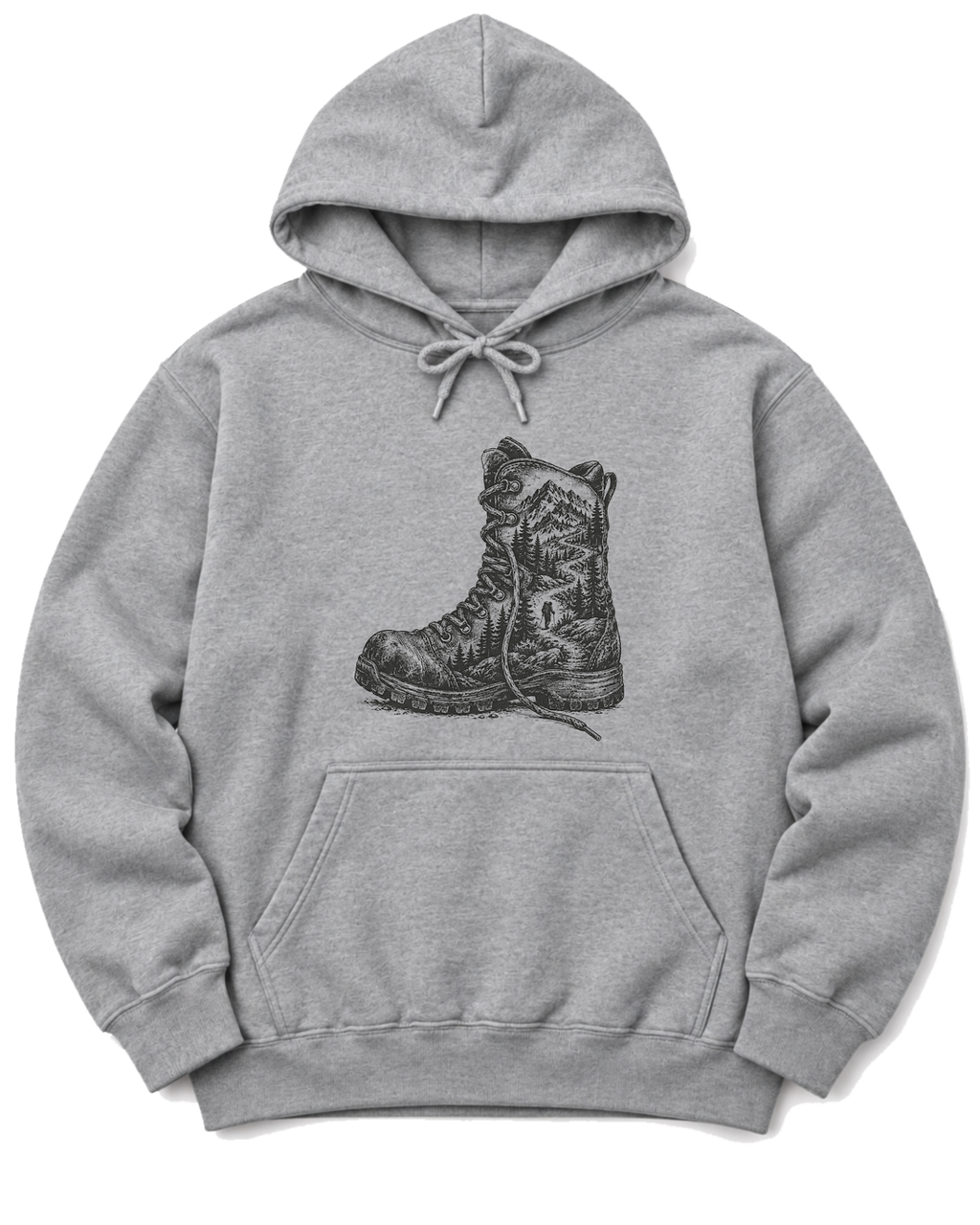 Trail Boot Hoodie - Sport Grey