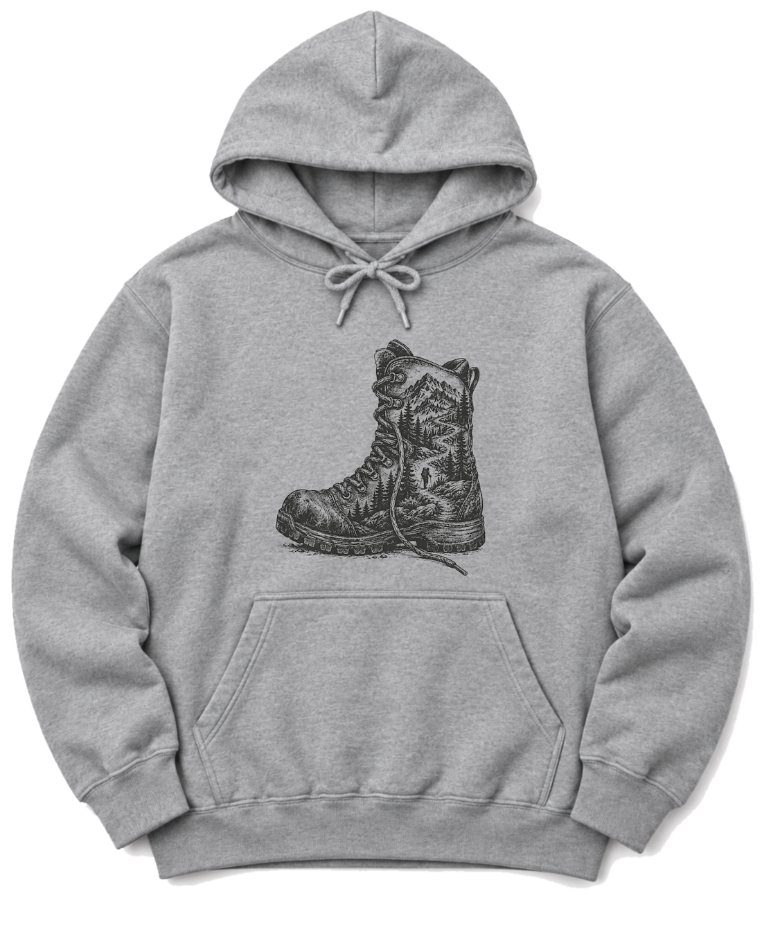 Trail Boot Hoodie - Sport Grey