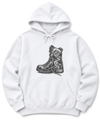 Trail Boot Hoodie - White