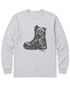 Trail Boot Long Sleeve Shirt - Ash