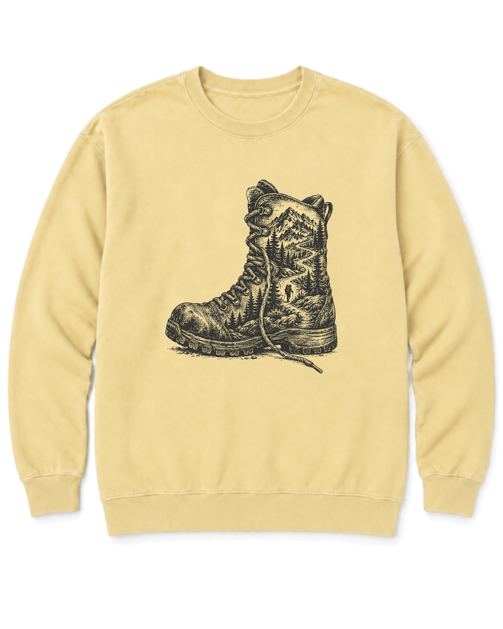 Trail Boot Sweatshirt - Butter