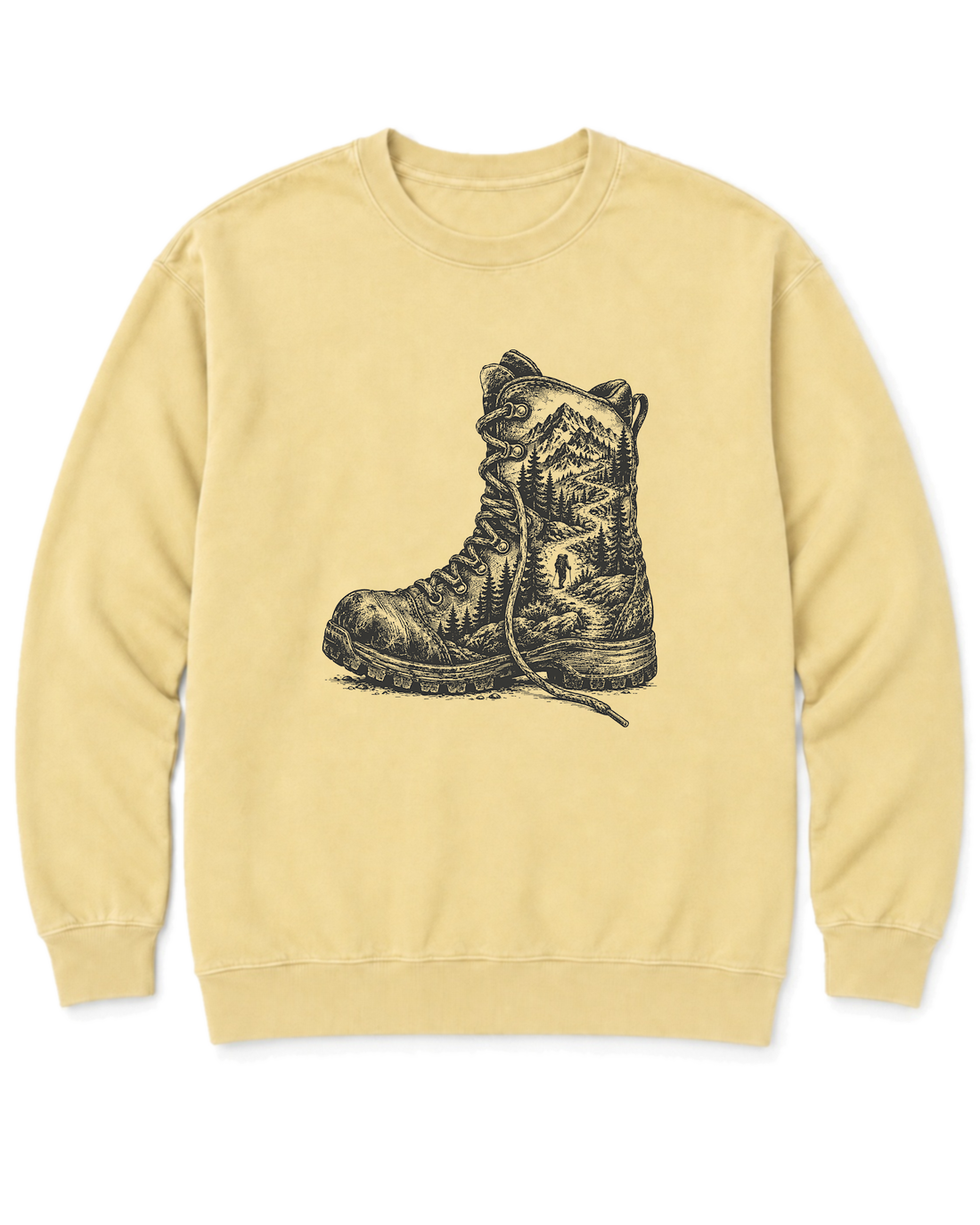 Trail Boot Sweatshirt - Butter