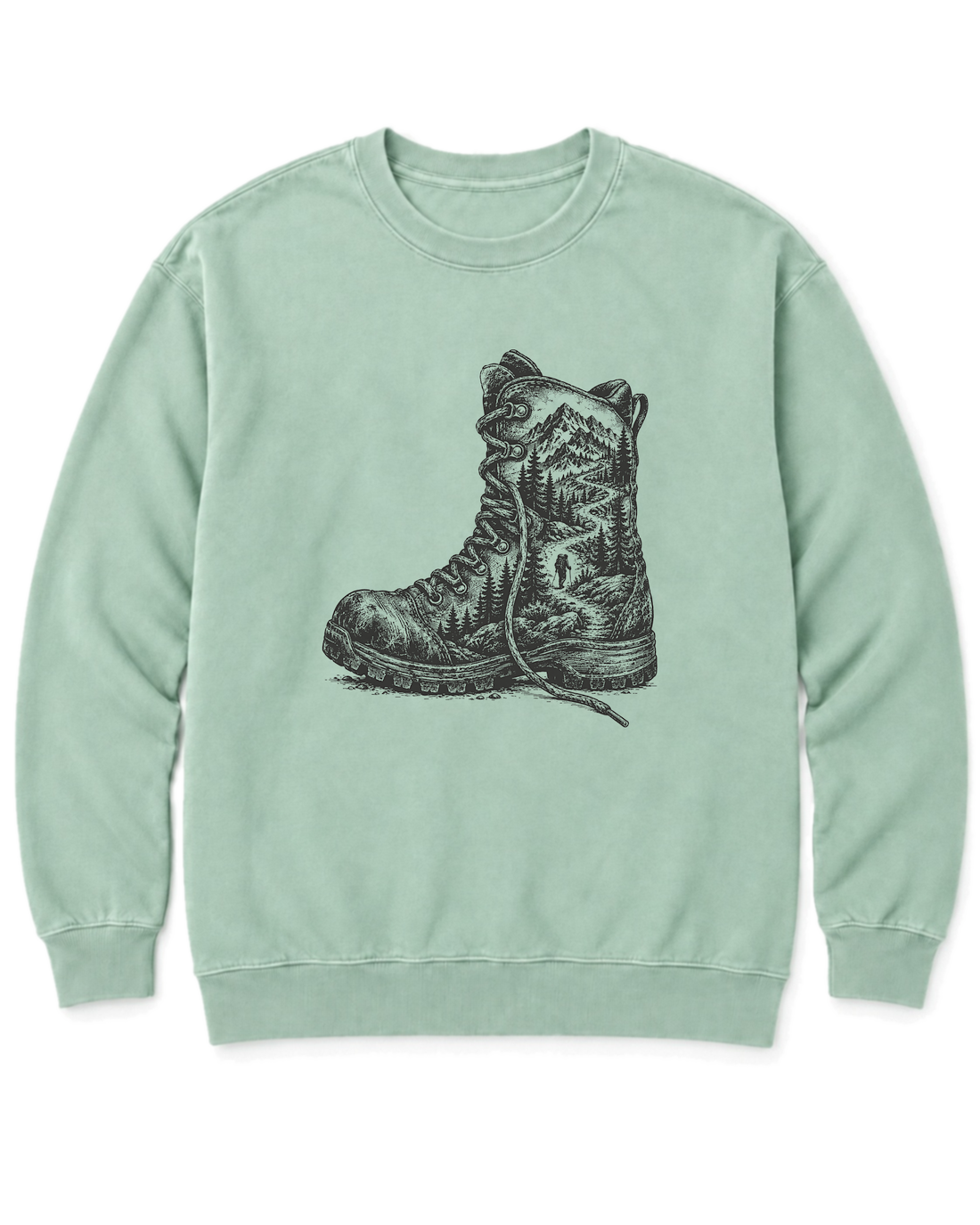 Trail Boot Sweatshirt - Chalky Mint