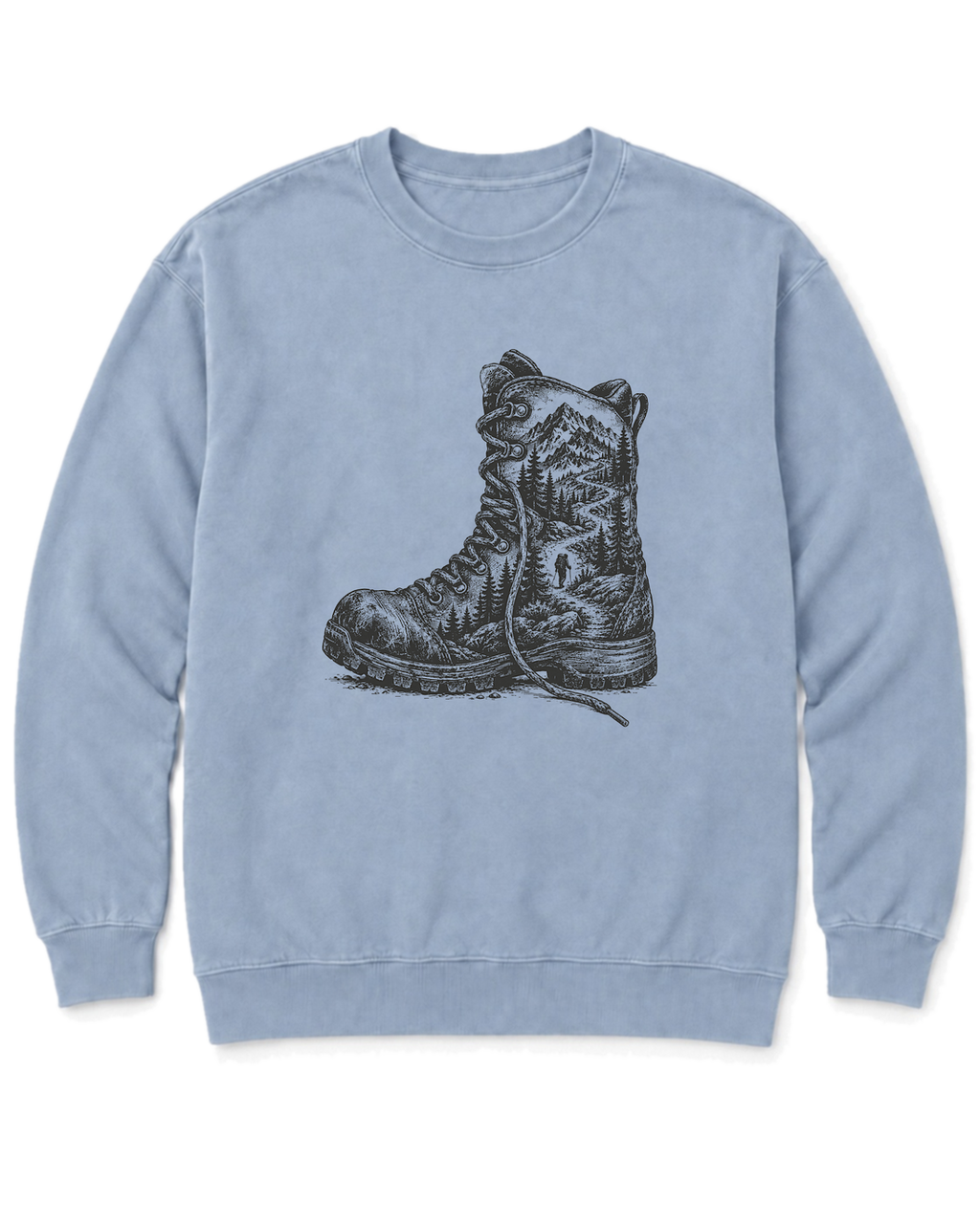 Trail Boot Sweatshirt - Chambray