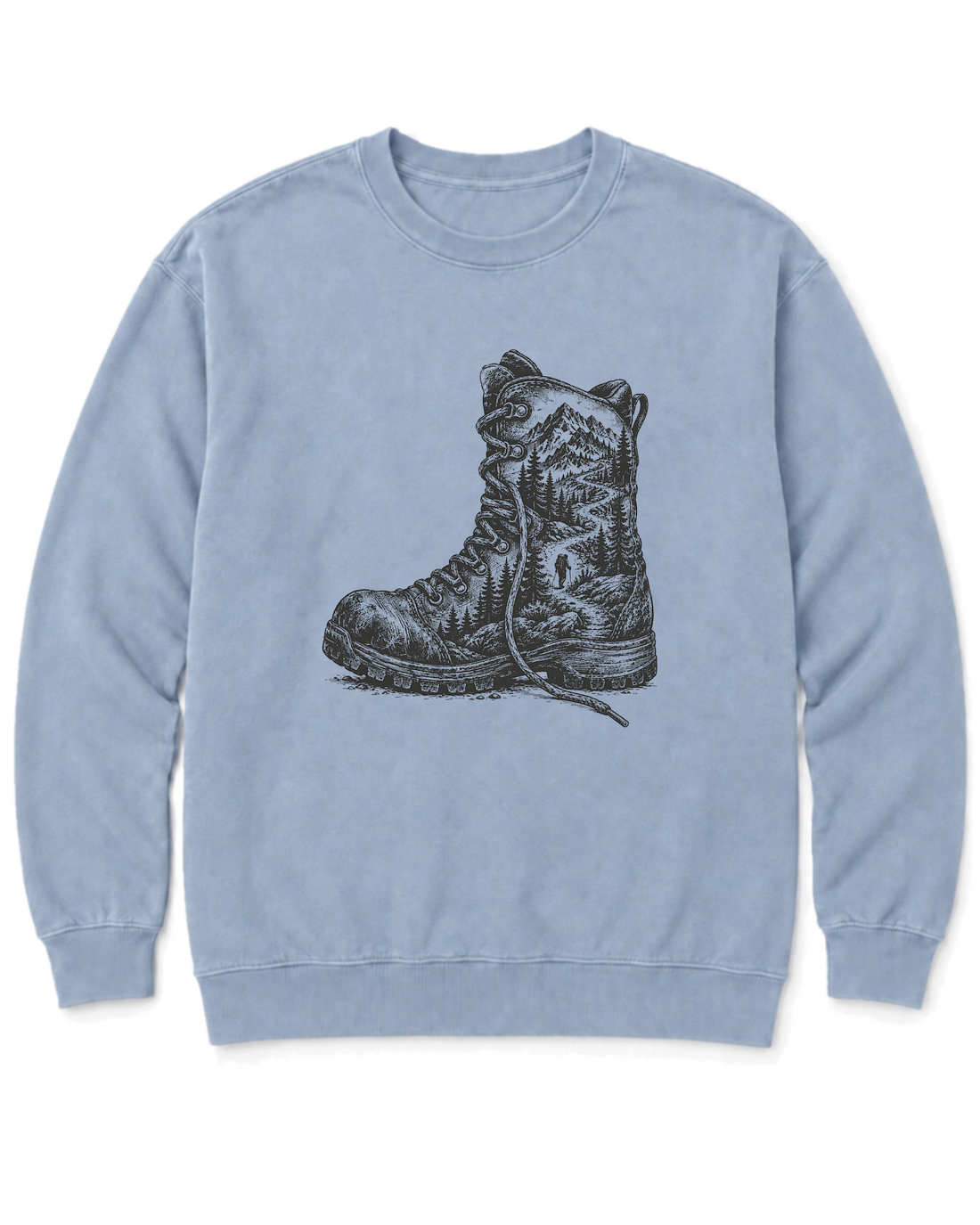 Trail Boot Sweatshirt - Chambray