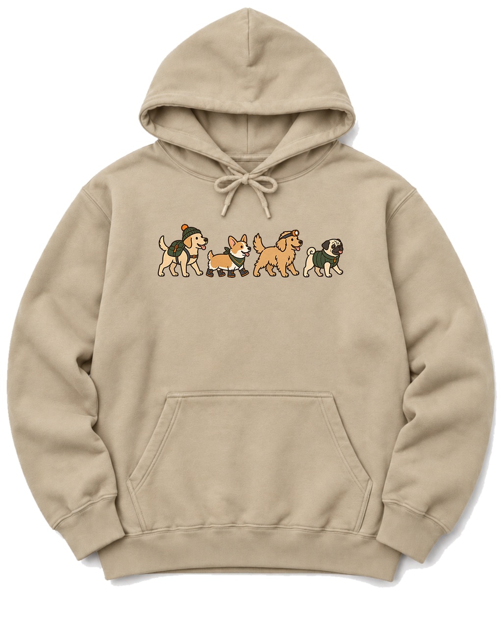 Trail Dogs Hoodie - Sand