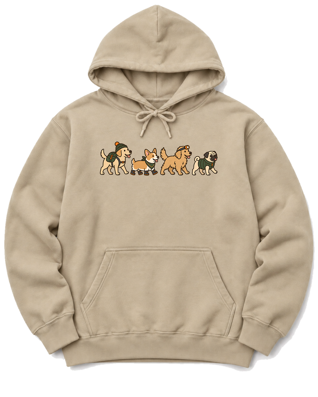 Trail Dogs Hoodie - Sand