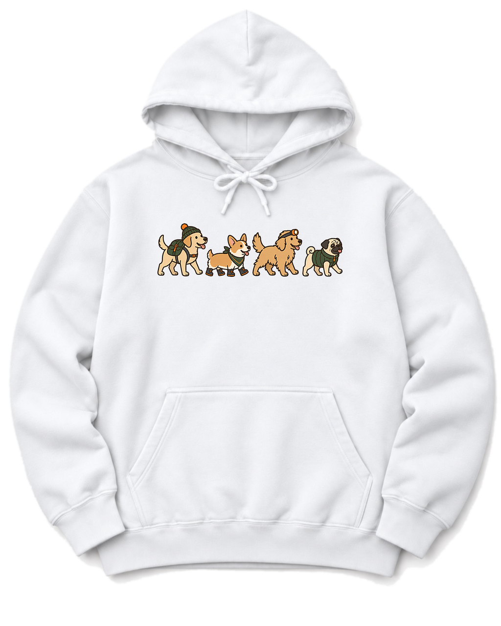 Trail Dogs Hoodie - White
