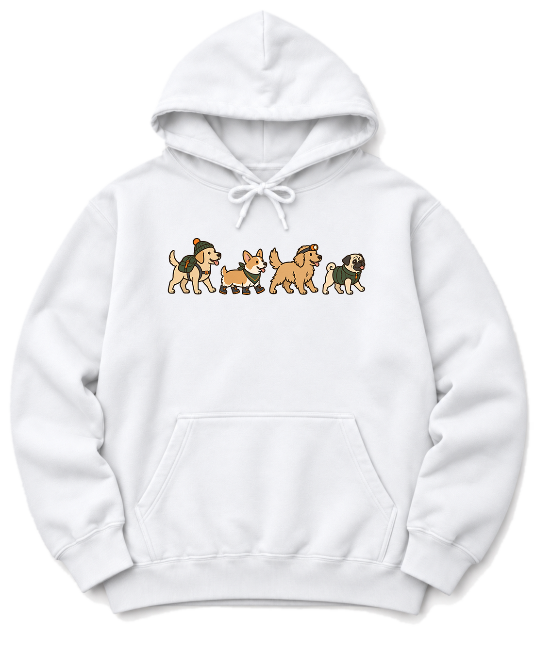 Trail Dogs Hoodie - White