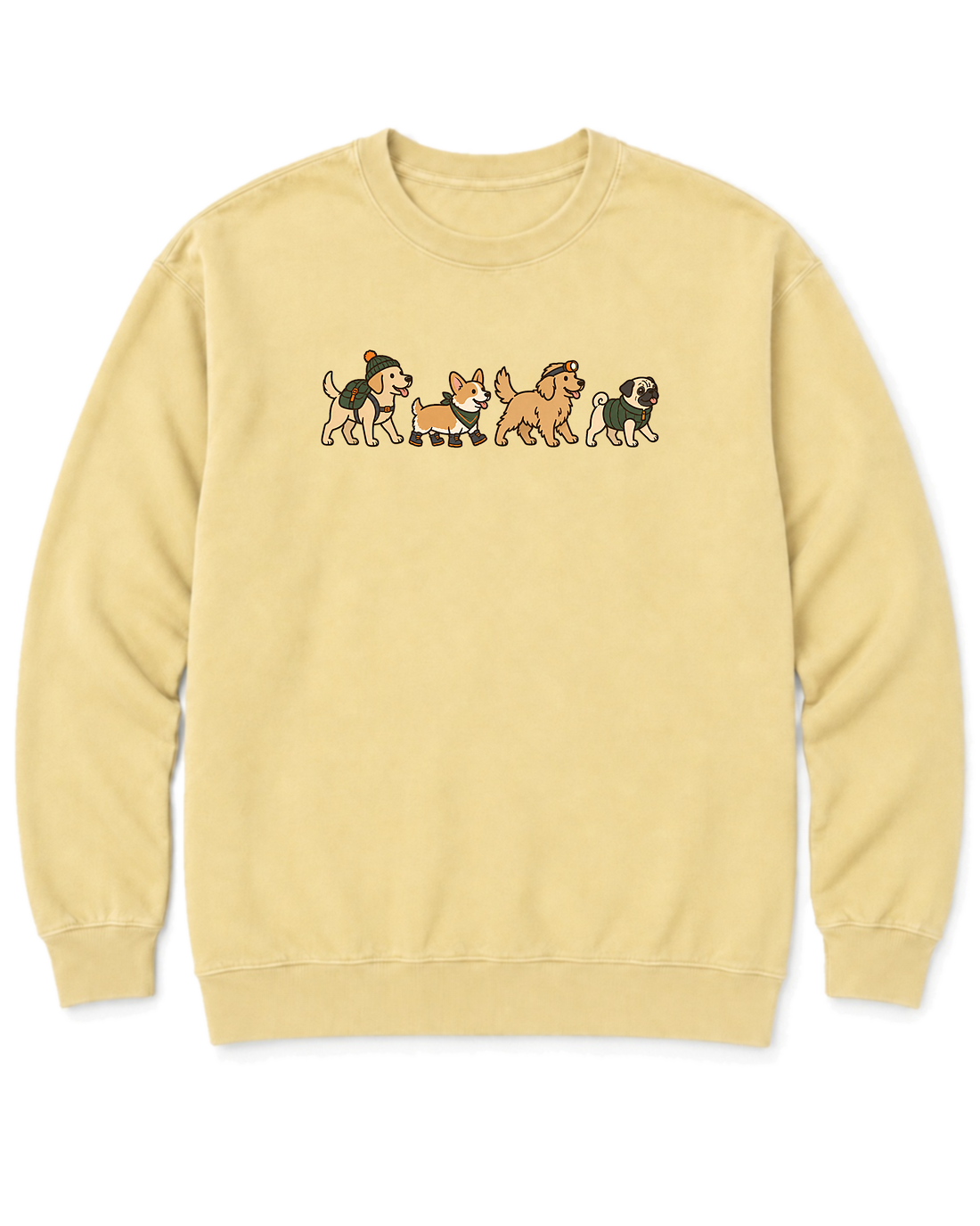 Trail Dogs Sweatshirt - Butter