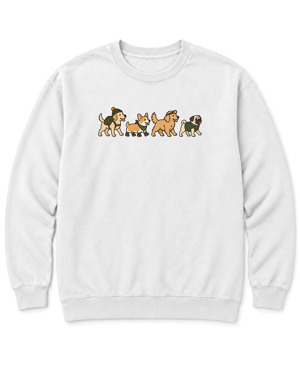 Trail Dogs Sweatshirt - White