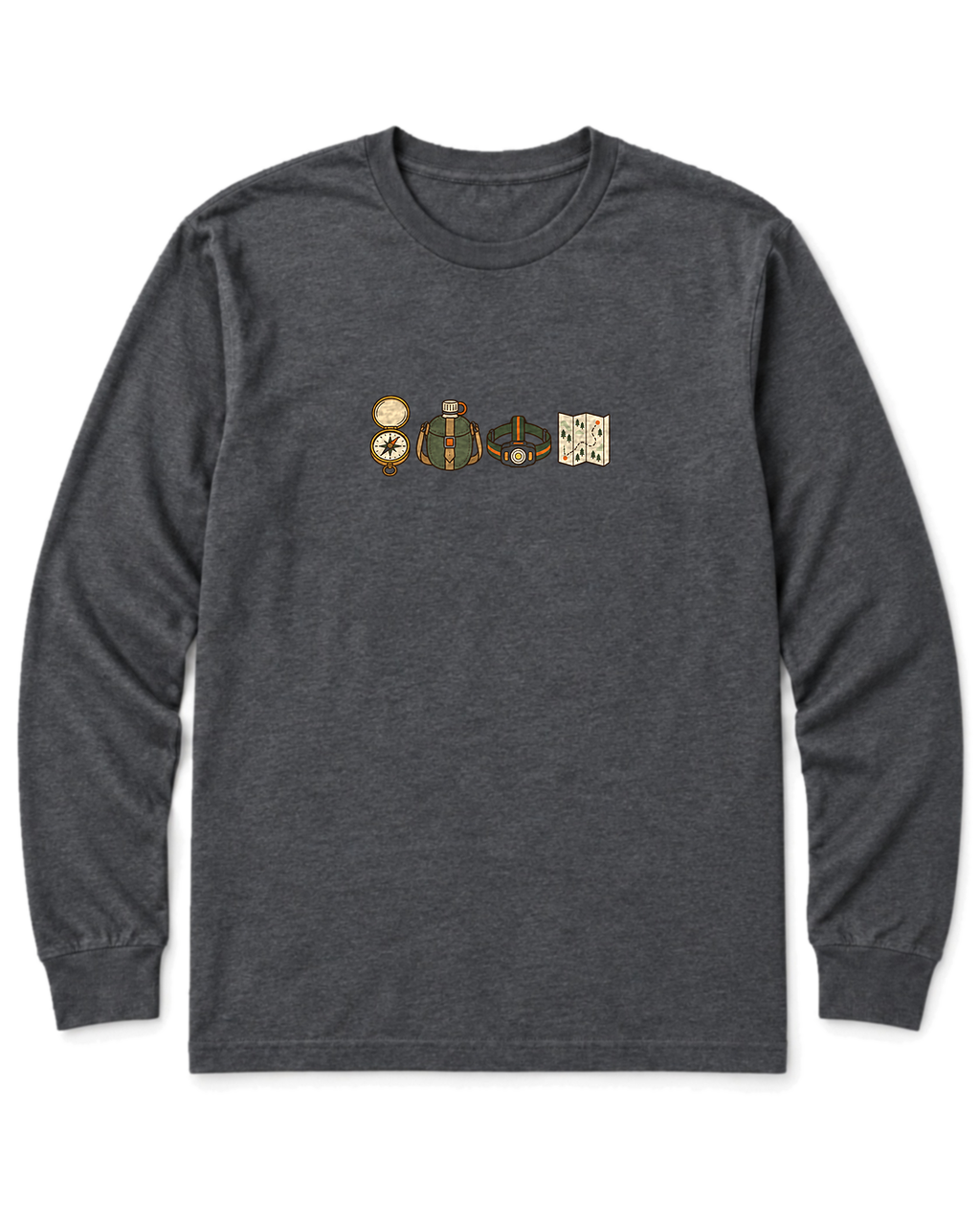 Trail Essentials Long Sleeve Shirt - Dark Heather