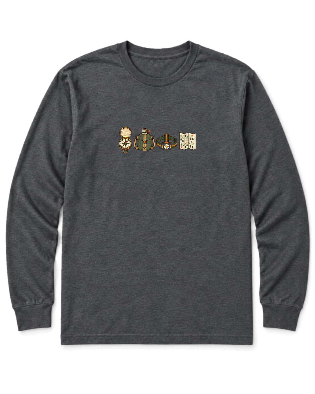 Trail Essentials Long Sleeve Shirt - Dark Heather