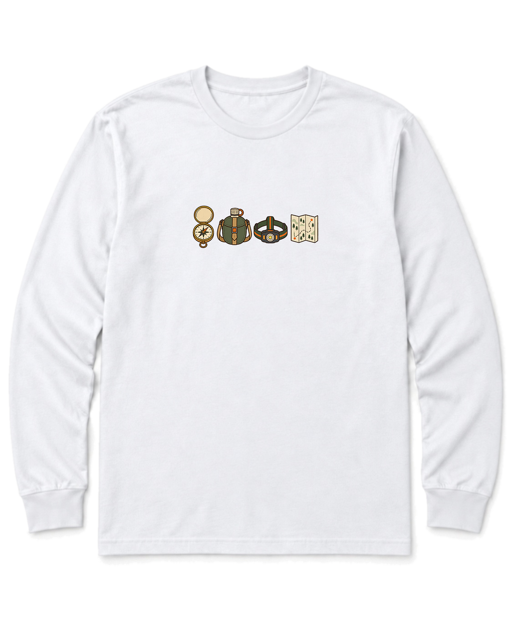 Trail Essentials Long Sleeve Shirt - White