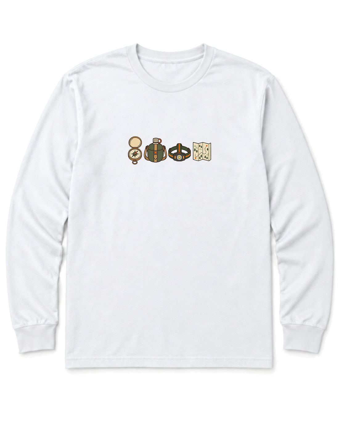 Trail Essentials Long Sleeve Shirt - White